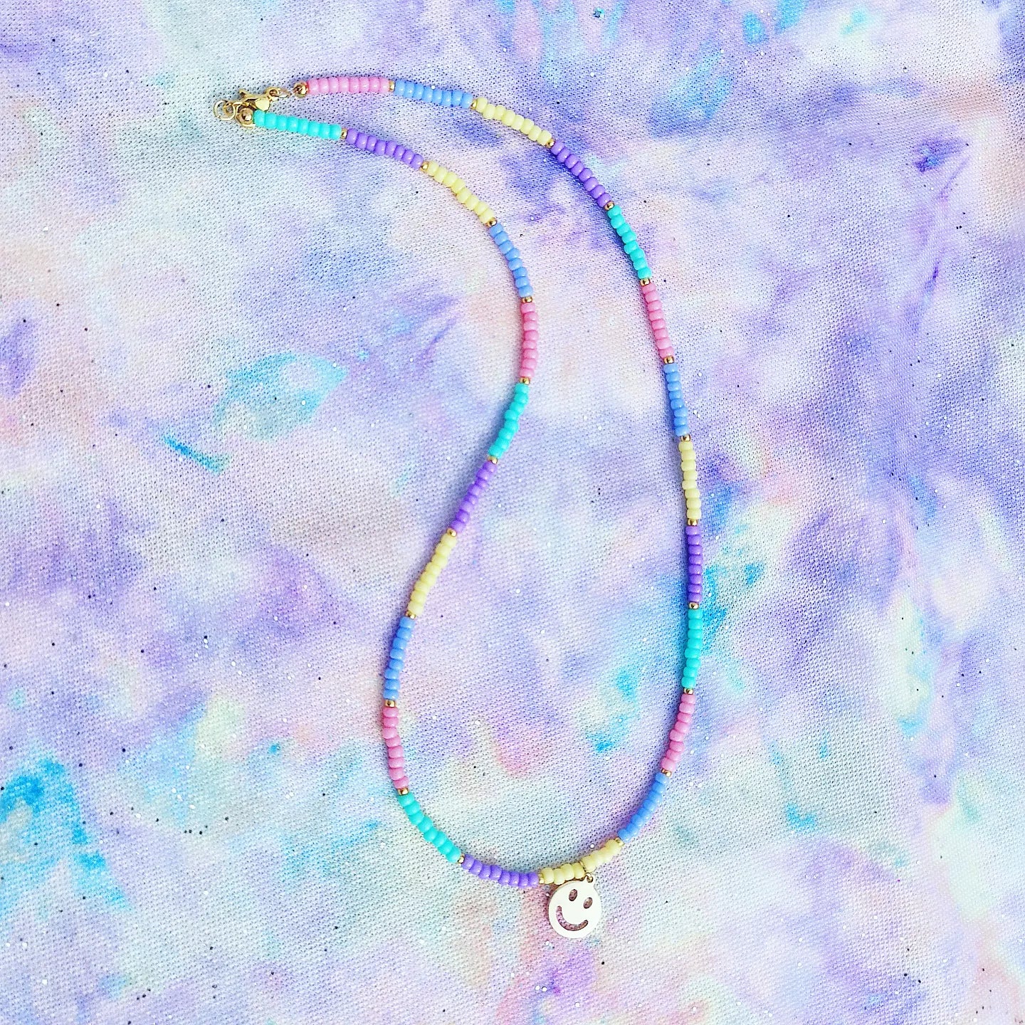Smiley Pastel Hoop