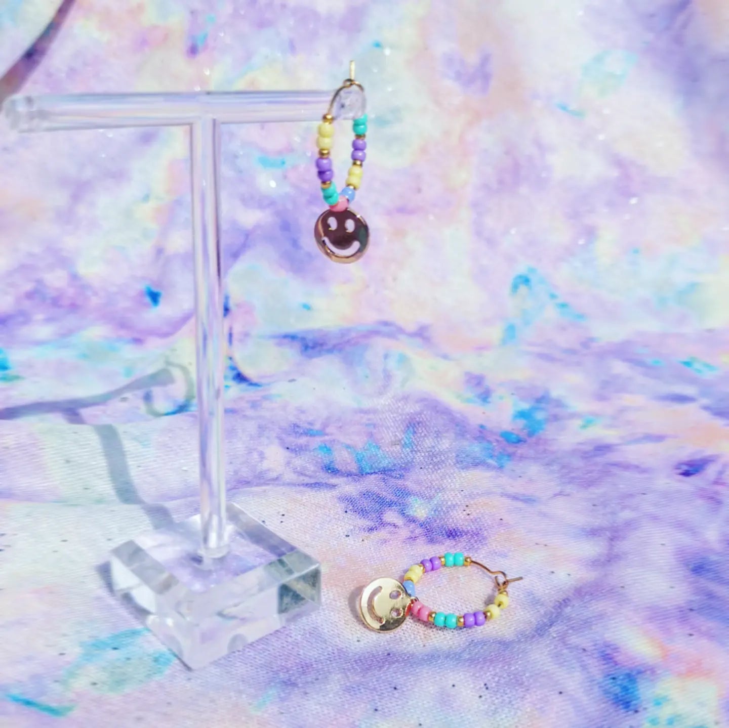 Smiley Pastel Hoop